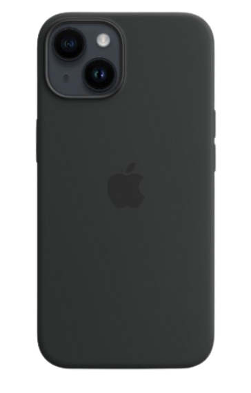Apple silicone case with MagSafe iPhone 14 (Original Quality) Midnight
