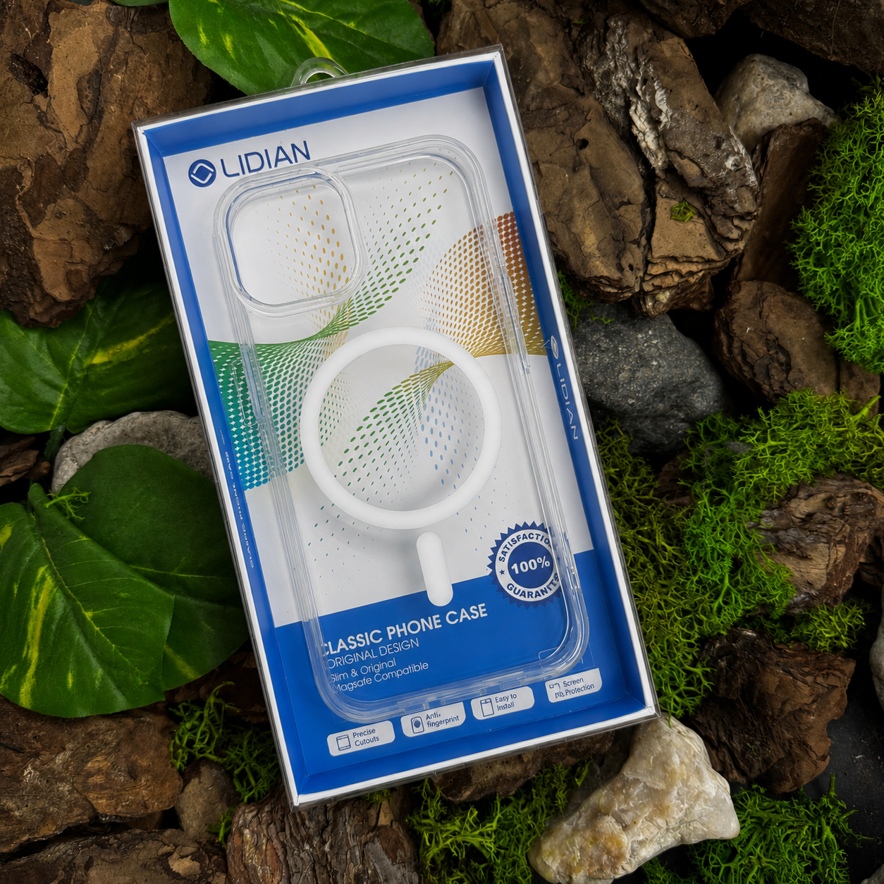Чохол Lidian Case Magnetic iPhone 14 Clear