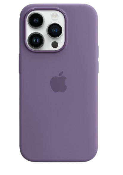 Чохол silicone case with MagSafe для iPhone 14 Pro Max (Original Quality) Iris