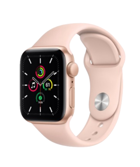 Apple Watch SE 40mm Gold Aluminium Band Silicone (вживаний, ідеальний стан) А