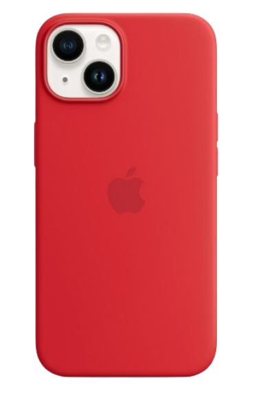 Чохол Apple silicone case with MagSafe для iPhone 14 (Original Quality) Red