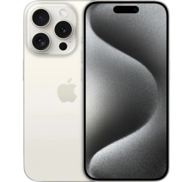 Apple iPhone 15 Pro 128GB White Titanium (вживаний, як новий) A+ E-Sim