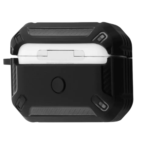 Чохол for AirPods Pro 2 Defender CASE (з карабіном) Gray/Black