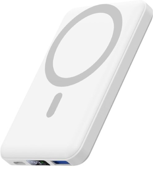 Портативний зарядний пристрій Yiisonger Magnetic Wireless Power Bank 10000mAh White