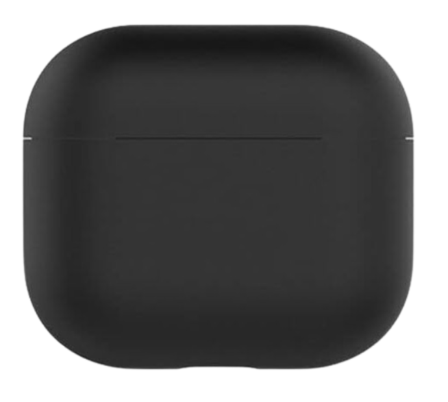 Чохол for AirPods 3 SILICONE CASE (з карабіном) Black