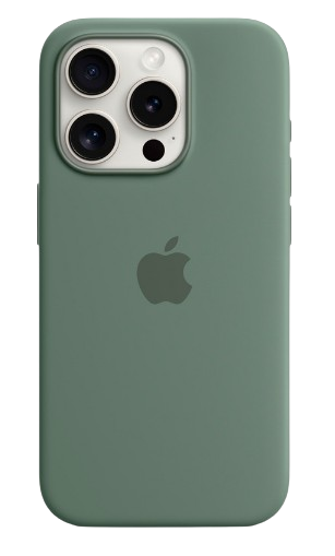 Apple silicone case with MagSafe iPhone 15 Pro (Original Quality) Cypress