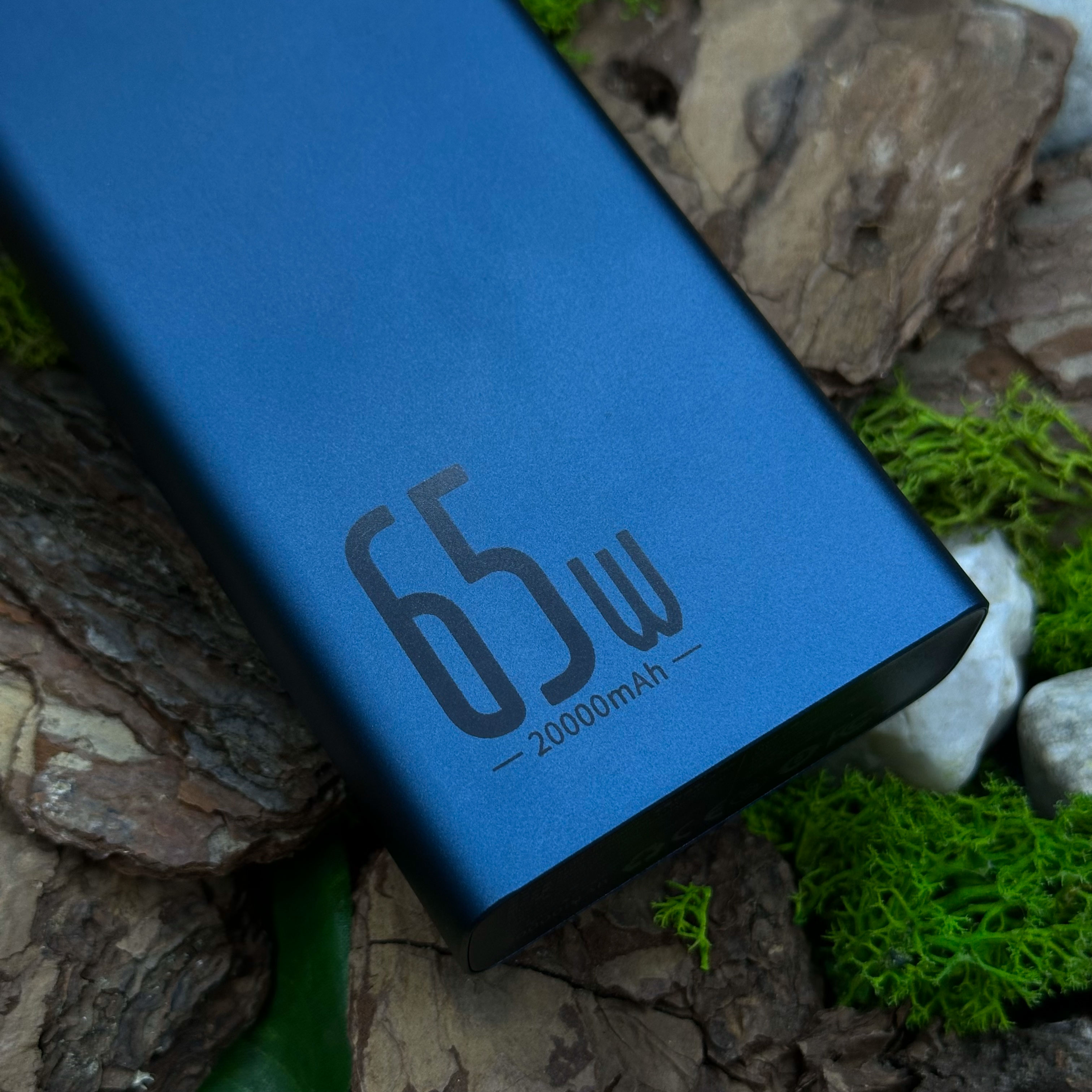 Powerbank Baseus Adaman Metal Digital Display 65W 20000mAh Blue