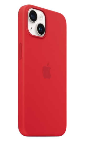 Apple silicone case with MagSafe iPhone 14 (Original Quality) Red
