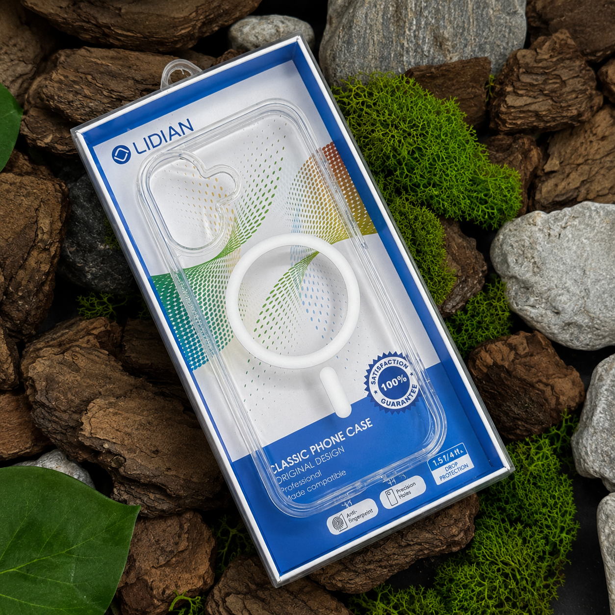 Чохол Lidian Case Magnetic iPhone 16 Clear
