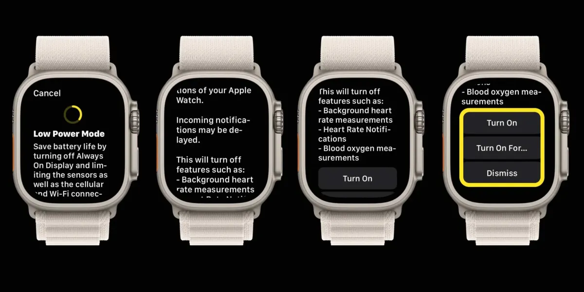 Як увімкнути режим енергозбереження на Apple Watch