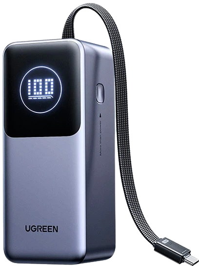 Портативний зарядний пристрій UGREEN (PB723) Nexode 20000mAh 130W Grey