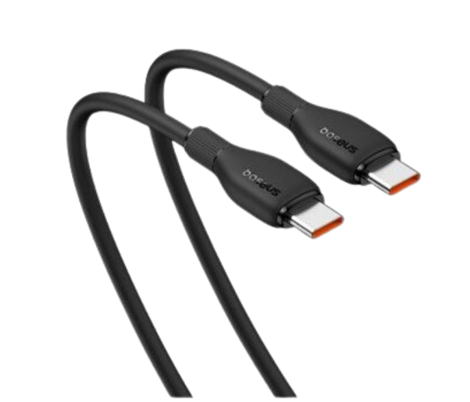 Кабель Baseus Pudding Series Fast Charging Cable Type-C to Type-C 100W 2m (P10355702111-01) Black