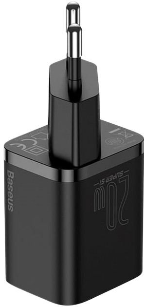Мережевий зарядний пристрій Baseus GaN5 30W USB-C+кабель USB-C плетений (P10110902113) Black