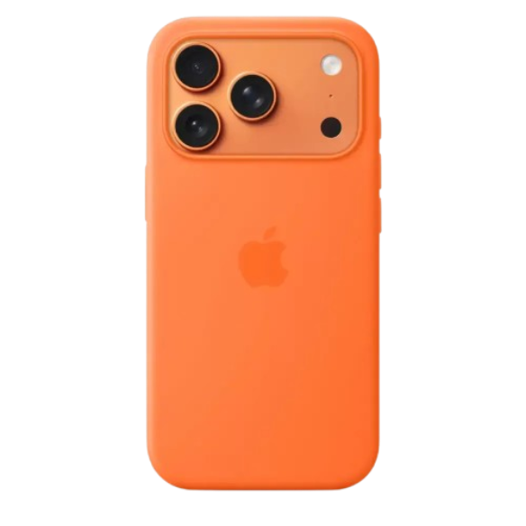 Чохол silicone case with MagSafe для iPhone 17 Pro (Original Quality) Orange
