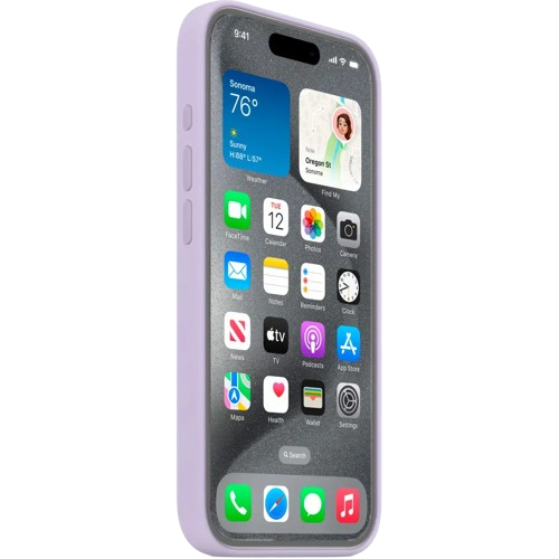 Apple silicone case FULL iPhone 15 Pro Lilac