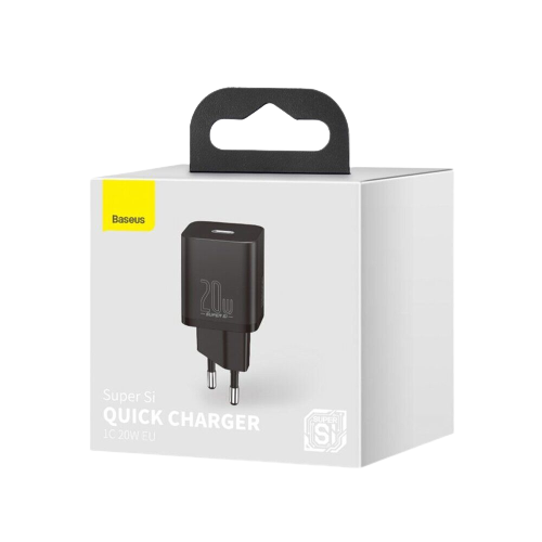Мережевий зарядний пристрій Baseus Super Si 1USB-C 20W CCSUP-B01 Black