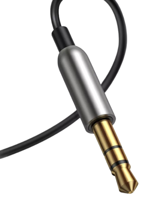 Bluetooth AUX аудіоадаптер Baseus Audio Wireless Adapter Cable Black BA01 (CABA01-01)
