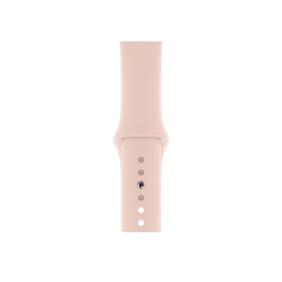Apple Watch 5 44mm Gold Aluminium Case with Pink Sport Band