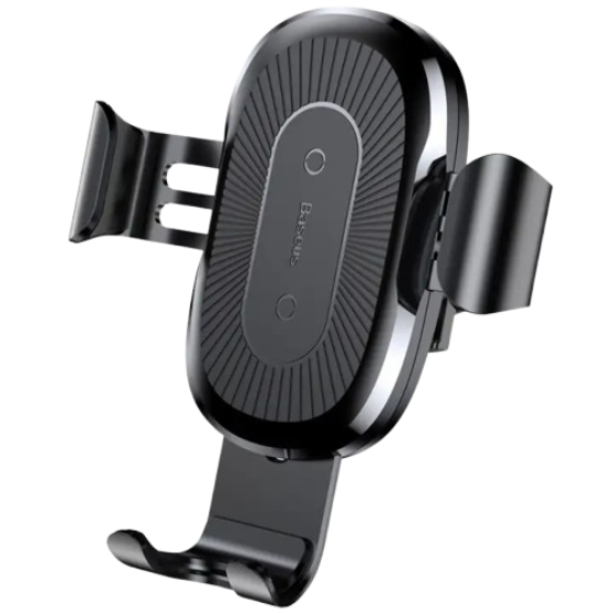 Автомобільний тримач з безпровідною зарядкою Baseus Wireless Charger Gravity Car Mount WXYL-01 Black