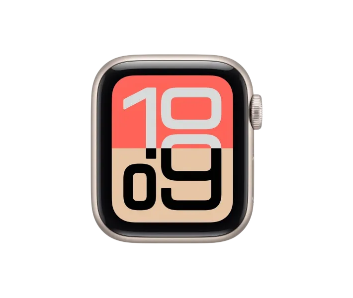 Apple Watch SE 2 40mm Starlight Aluminium Case with White Sport Band (вживаний, гарний стан) А-