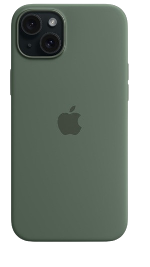 Apple silicone case with MagSafe iPhone 15 (Original Quality) Cypress