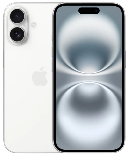Apple iPhone 16 512GB White (вживаний, гарний стан) А- E-Sim