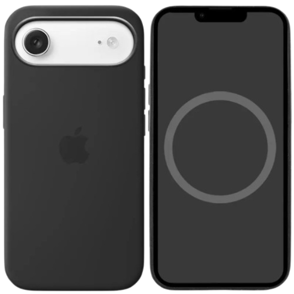 Чохол Apple silicone case with MagSafe для iPhone 17 Air (Original Quality) Black