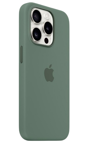 Apple silicone case with MagSafe iPhone 15 Pro (Original Quality) Cypress
