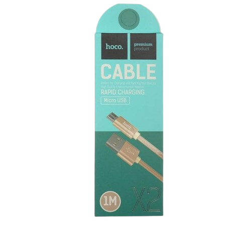 Кабель Micro USB Hoco X2 1m Gold
