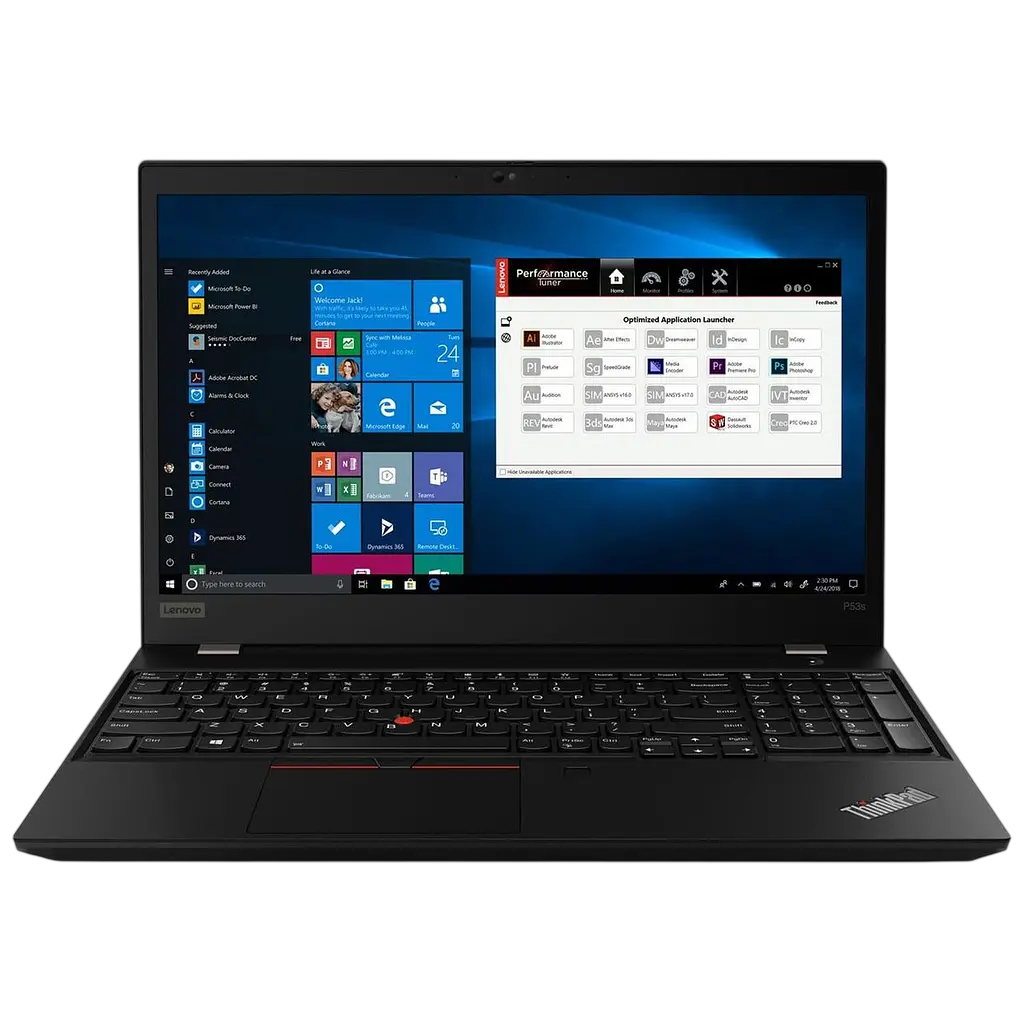 15.6'' Lenovo ThinkPad P53s (i7-8665U/16/512/P520) Black (вживаний, гарний стан) А-