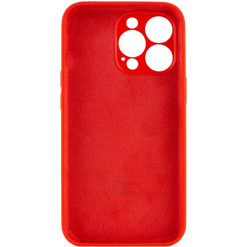 Apple silicone case FULL iPhone 15 Pro Max Red