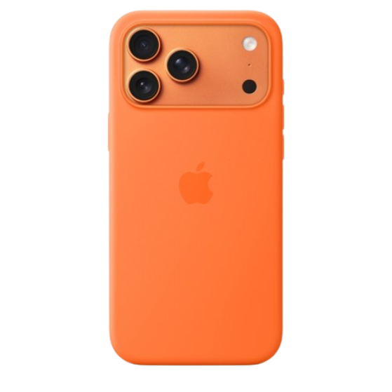 Чохол Apple silicone case with MagSafe для iPhone 17 Pro Max (Original Quality) Orange