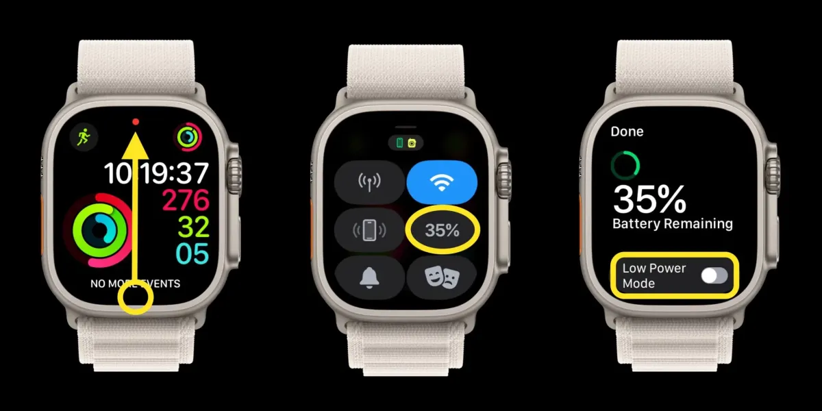 Як увімкнути режим енергозбереження на Apple Watch