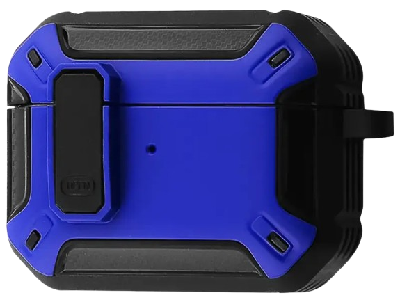 Чохол for AirPods Pro 2 Defender CASE (з карабіном) Blue/Black