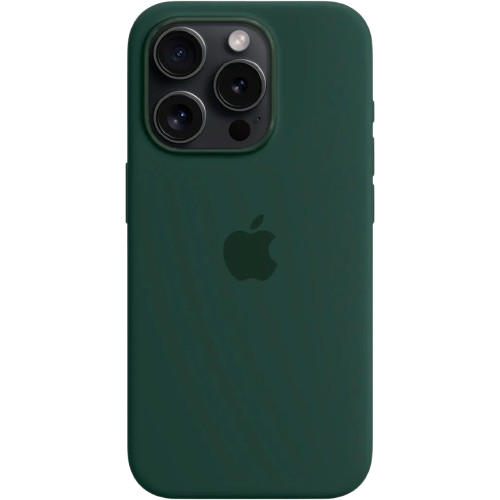 Чохол Apple silicone case iPhone 15 Pro Max Forest Green (HC)
