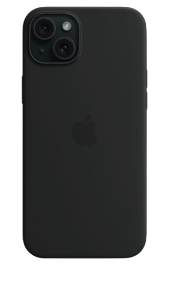 Чохол silicone case with MagSafe для iPhone 15 (Original Quality) Black