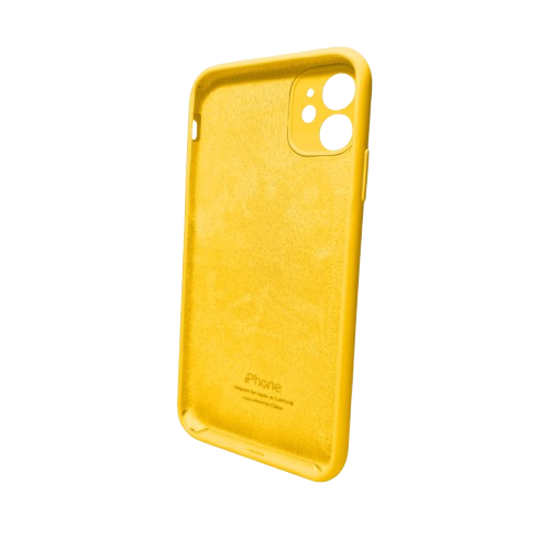 Apple silicone case FULL iPhone 11 Yellow