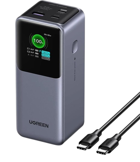 Портативний зарядний пристрій UGREEN (PB721) Nexode 20000mAh 130W Grey
