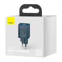 Мережевий зарядний пристрій Baseus Si 1USB-C 20W CCSUP-B03 Blue