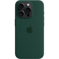 Чохол Apple silicone case iPhone 15 Pro Max Forest Green (HC)