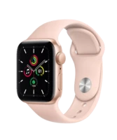 Apple Watch SE 40mm Gold Aluminium Band Silicone (вживаний, ідеальний стан) А