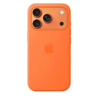 Чохол silicone case with MagSafe для iPhone 17 Pro (Original Quality) Orange