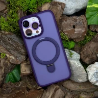 Чохол Slim Matte Case ring stand with camera protective iPhone 13 Pro Max Purple