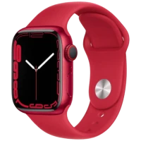 Apple Watch 7 45mm Product Red Aluminium Case with Black Sport Band (як нові) А+