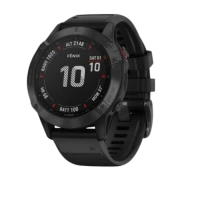 Смарт-годинник Garmin Fenix 6 Pro Black Case - Black Sport Band А- (вживаний, гарний стан)