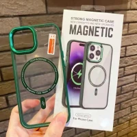 Чохол силіконовий Strong Magnetic Case iPhone 12 Pro Max Green