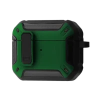 Чохол for AirPods 4 Defender CASE (з карабіном) Green/Black