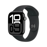 Apple Watch 10 GPS 46mm Jet Black Aluminium Case with Black Sport Band (вживані, гарний стан) А-
