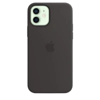 Чохол Apple silicone case with MagSafe для iPhone 12/12 Pro (Original Quality) Black
