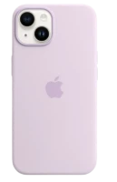 Чохол Apple silicone case with MagSafe для iPhone 14 (Original Quality) Lilac